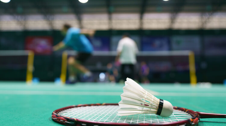 Leitfaden für die Wahl eines Badmintonschlägers 1 shuttlecock on green badminton playing court 2022 04 08 12 50 00 utc