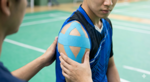 Kinesio Tape Badminton 2 Kinesio Tape Anleitung Schulter Badminton